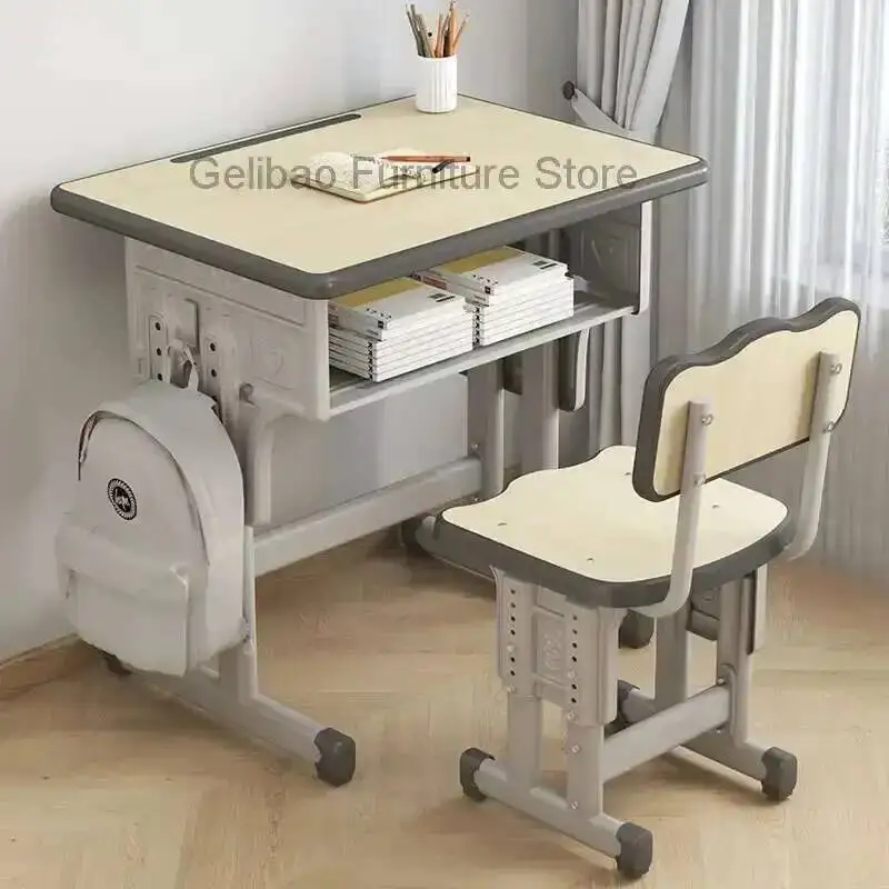 Table School Tables Kids Student Furniture Desk Children Study Children's Child Chair Set Supplies Elementary Room Childrens