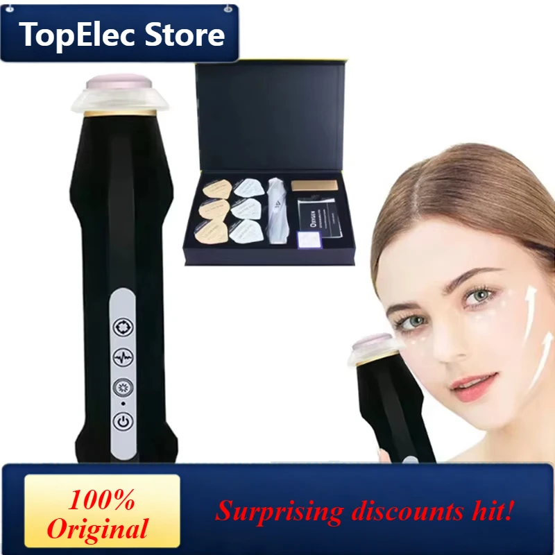 TopElec New Design Handheld Rechargeable CO2 Bubble Pen Oxygenation Capsules Pods Skin Tightening Facial Machine Oxygen Facial K