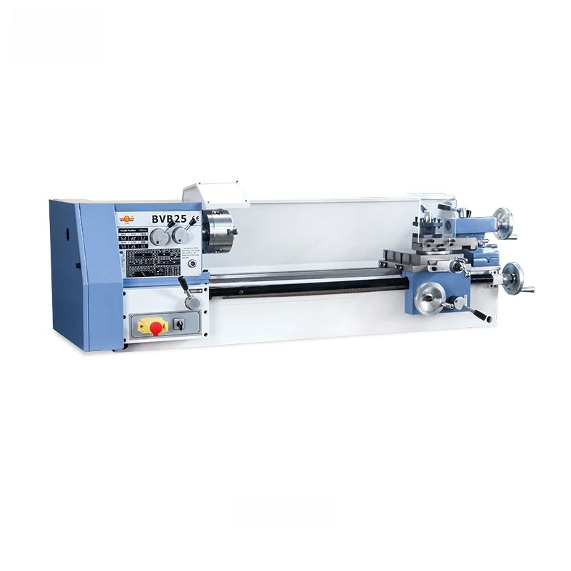 TES BV20L-1/BVB25 Gear Drive Economical High Precision Mini Metal Manual Lathe Torno Para Metal Mesin Bubut Lathe Machine