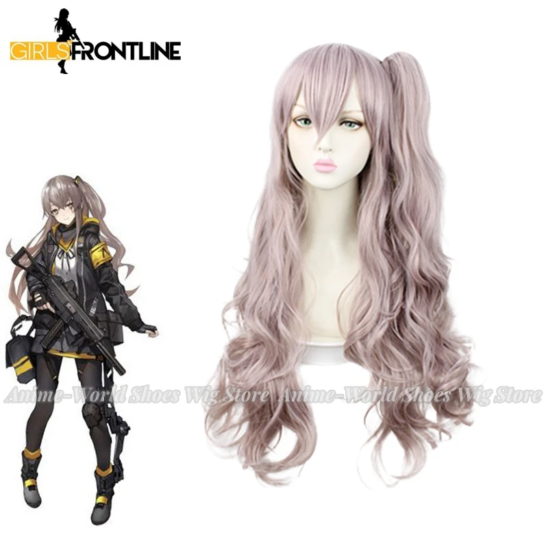 게임 소녀 전선 Ump45 코스프레 신발 할로윈 카니발 부츠 코스프레 가발 가발 맞춤 제작