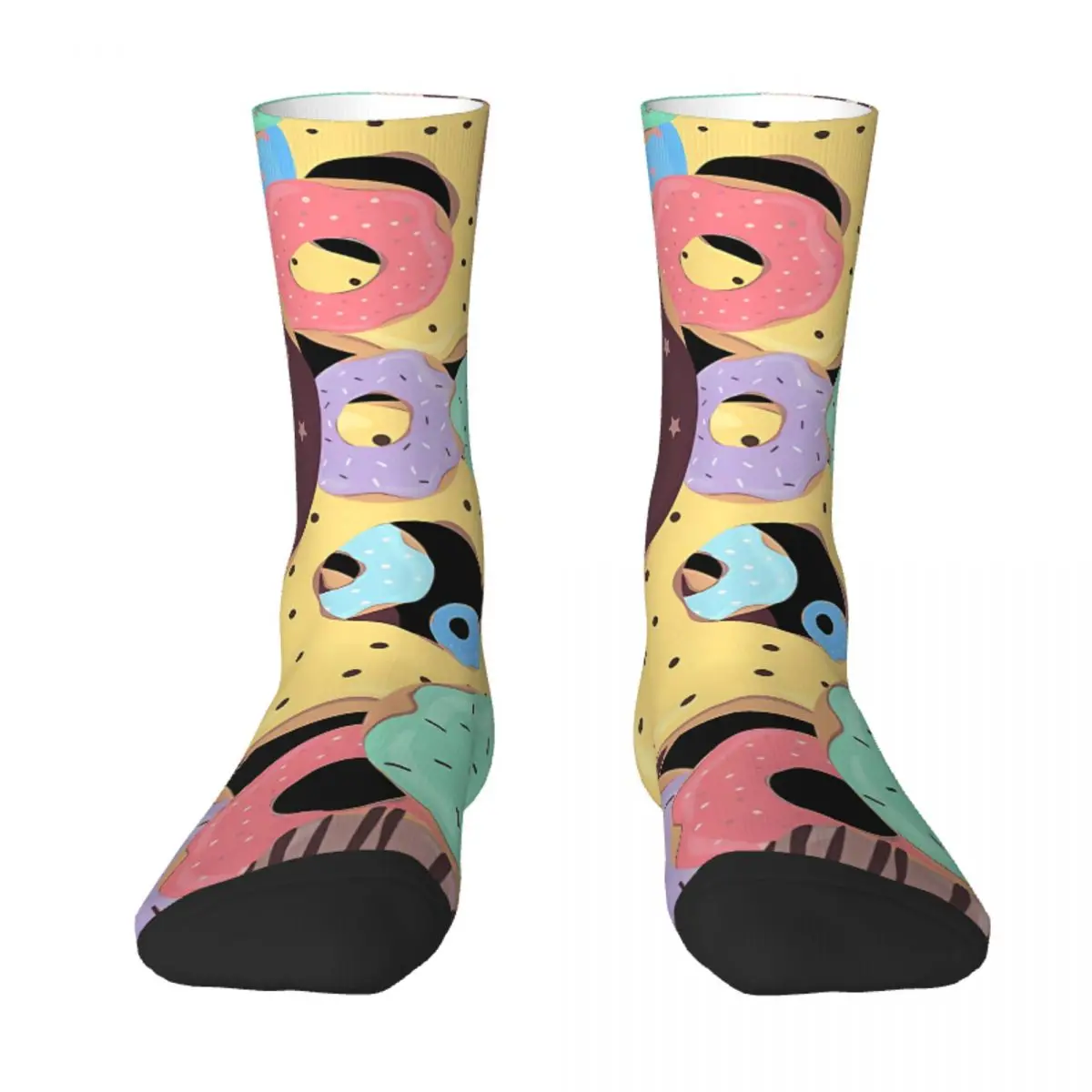 Explosion Fruit Doughnut Unisex Winter Socks Outdoor Happy Socks street style Crazy Sock