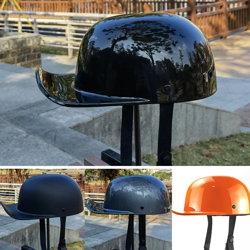 

Motorcycle Helmet Baseball Cap Retro Helmet DS Open Face Moped Unisex Adult Men Women For Harley Retro Half Helmet