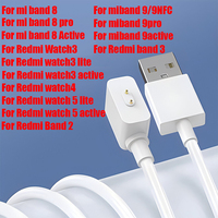 Magnetic Charger for Xiaomi Smart Band 8, 9 8pro, 9 8 Active /Band 2 Redmi Watch 5 3 Active Watch 4  Universal USB Charging Cabl