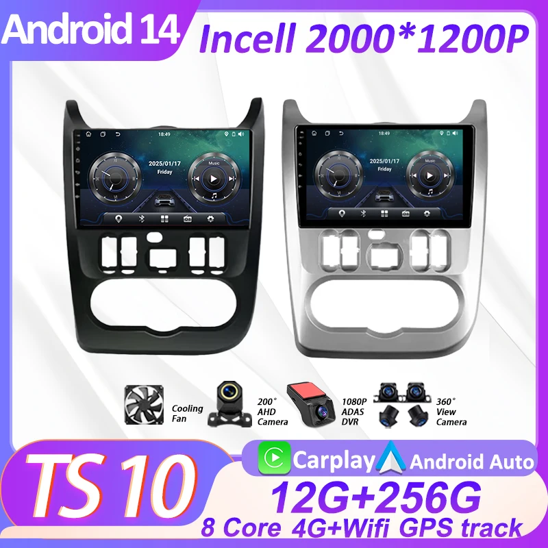 

Car Radio Car Multimedia Player For Renault Logan Sandero For Dacia Duster 2009 -2017 Automotive Multimedia Mirror Link Android