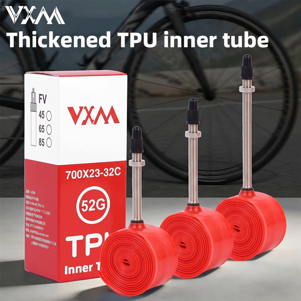 TPU Fahrradschlauch FV 700*23/32 Rennrad-Schlauch 45mm/65mm/85mm Ultraleichter Fahrradschlauch Fahrradreifen