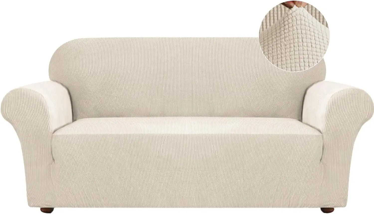 

Stretch Sofa Slipcover Couch Cover Sofa Covers For 3 Cushion Couch 1 Piece Sofa Slipcover For Living Room With Jacquard Fabric