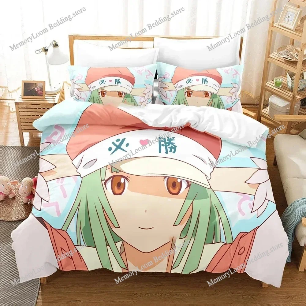 3D print Bakemonogatari Bedding Set Single Twin Full Queen King Size Duvet Cover for Adults Boys Bedroom Anime Bed Sheet Set