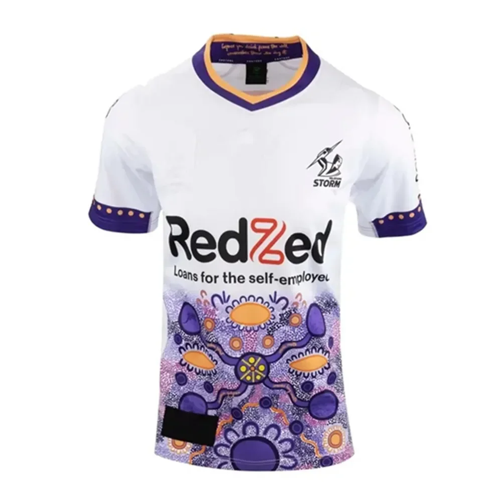 2023 Melbourne Storm Anzac / Home / Away / Indigenous Mens Rugby Jersey Size:S-5XL（Print Custom Name Number）