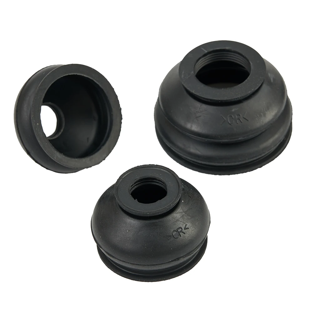 Ball Joint Dust Boot Covers 6pcs Accessory Assembly Black Car Flexibility High Quality Hot Set Minimizing Wear