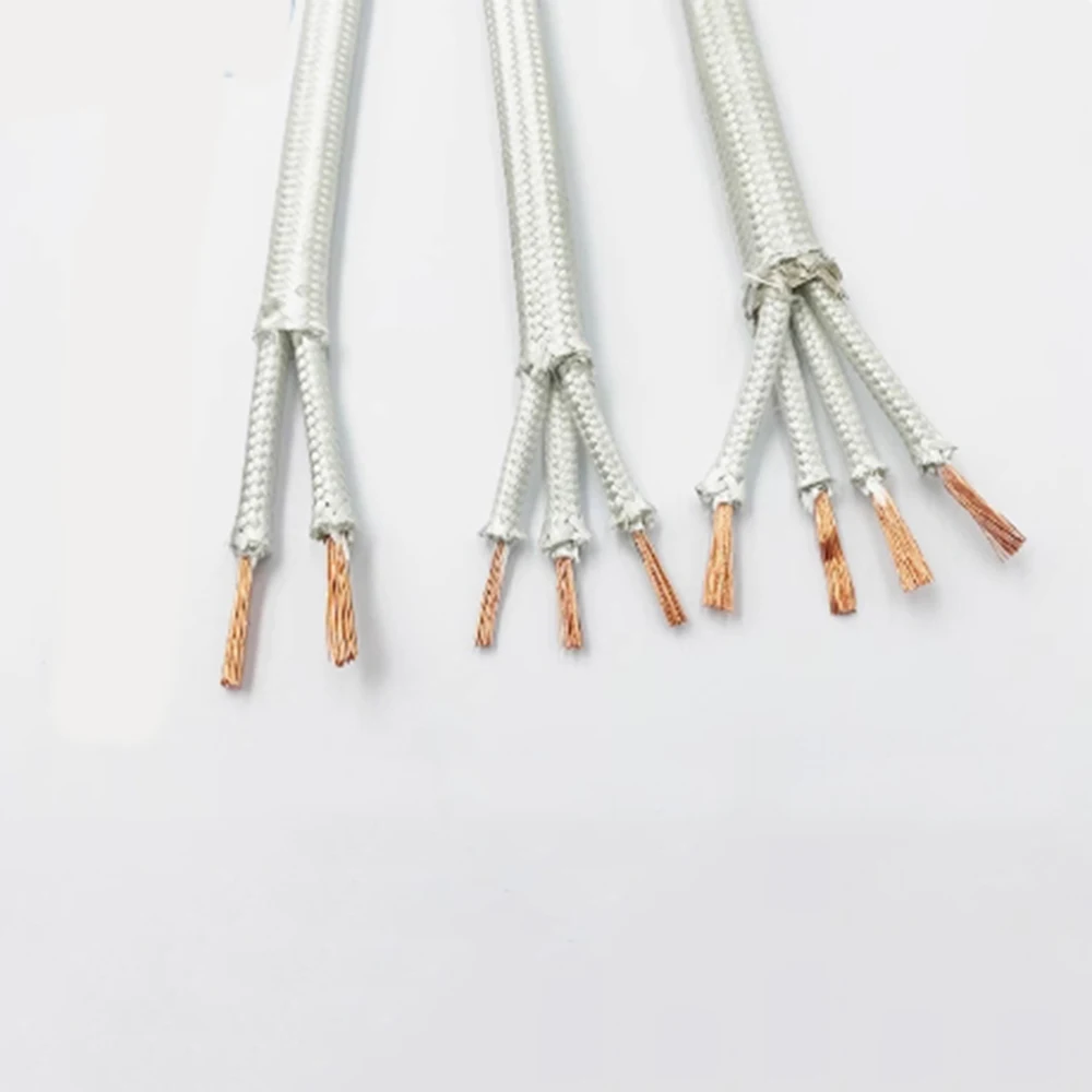 

Высокотемпературный провод слюды Огнезащитная витая пара из 2-жильной бескислородной меди 500 ℃ Термостойкий кабель