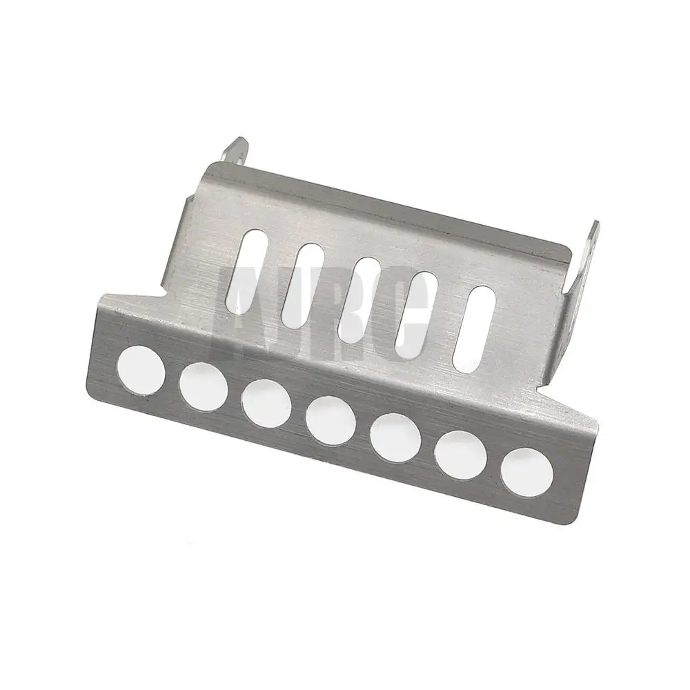 

Used On 1/10 Rc Track Trax Trx-4 G500 G63 Trx-6 Stainless Steel Chassis Armor Shaft Front Bumper Gearbox Base Protection Plate