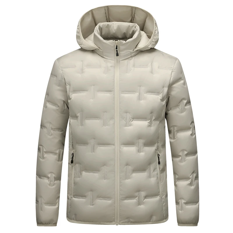 

Winter New Warm Men Hiking Down Jackets Fashion Casual Camping Down Coats Windproof Hooded Outerwear Comfortable High Quality