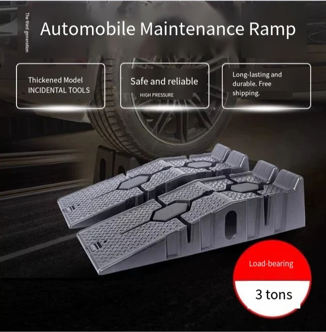 Thickened Car Service Ramps Heavy Duty Repair Stand Oil Change Slope Tool for Auto Maintenance Garage