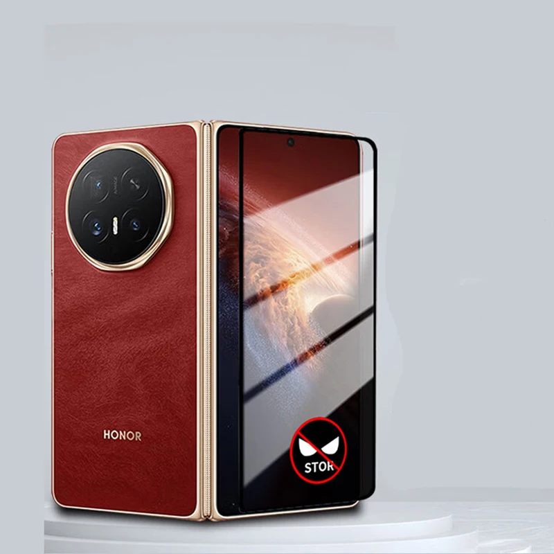 

Защитная пленка из закаленного стекла 9H для Honor Magic V6, черная, с полным покрытием, для Honor MagicV6