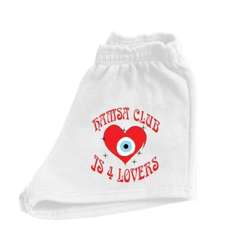 New Street Style Gothic Emo Girls' Cutout Bar Party Retro sisters Print Love Casual Y2k Shorts