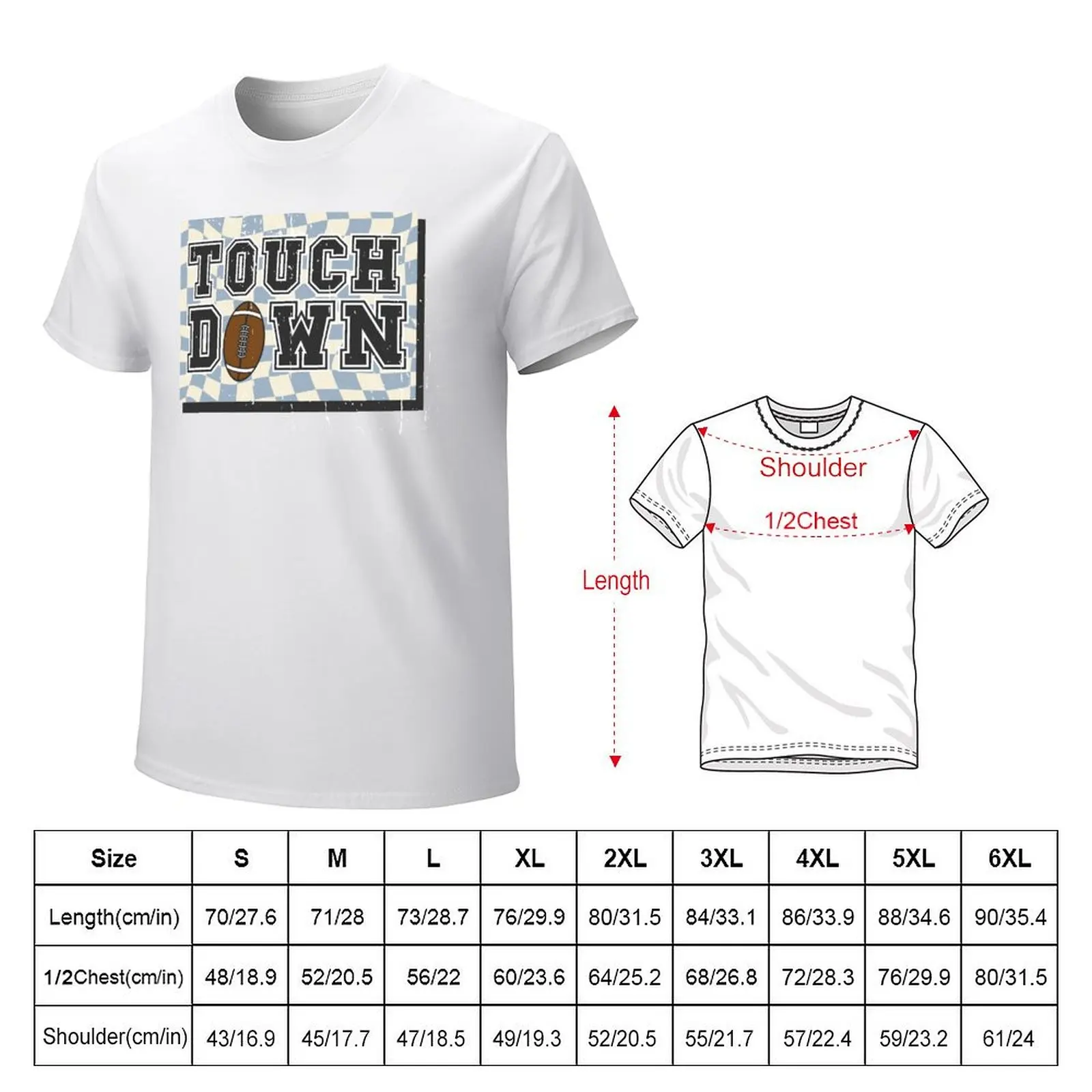 Football, Touchdown, Sports T-shirt Blouse blacks mens t shirts