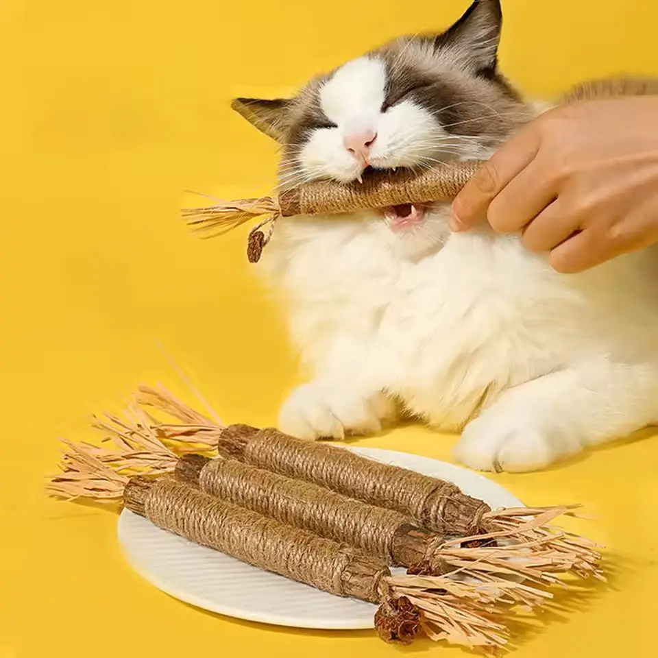 

Kitten Hemp Rope Chew Stick,Durable Cat Teaser Toy Bite Resistant Grinding Tool for Kitten Chewing Fun jellycat cat accessories