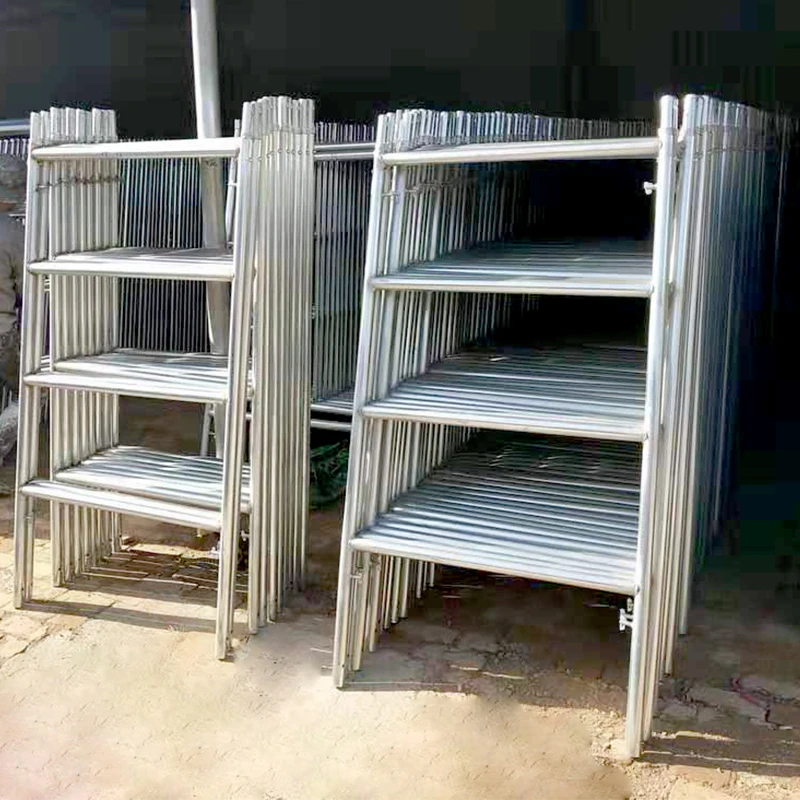 Frame Scaffold Construction mobile Step portal scaffolding heavy-duty hot-dip galvanized ladder H Frame scaffolding customized