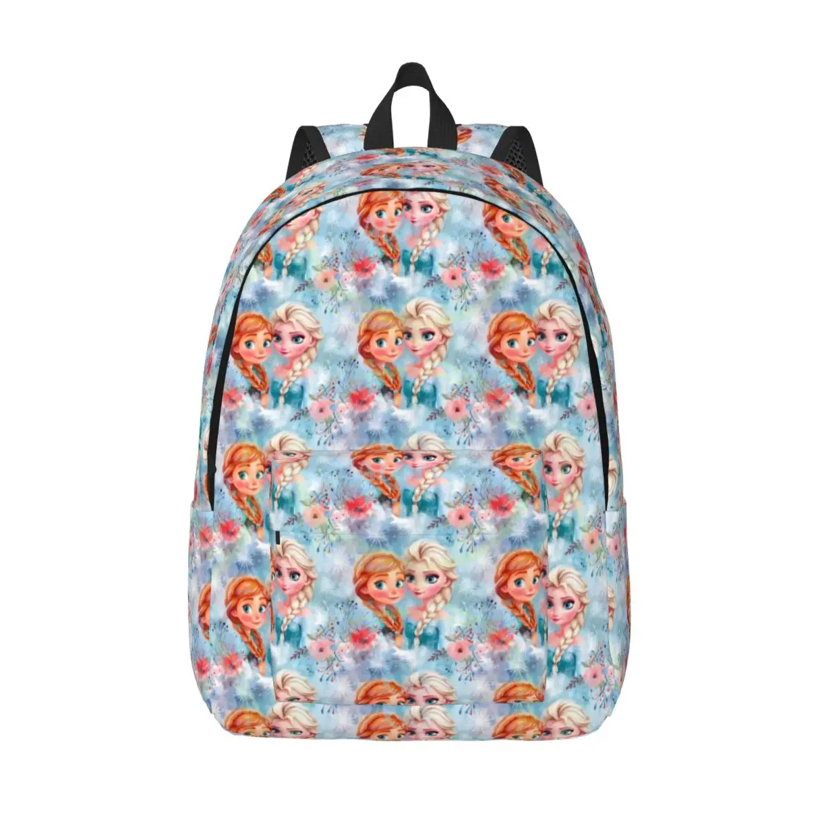 Frozen 2 Elsa Anna Princess Backpack 2024 New Princess Series Student Polyester College Backpacks Soft High School Bags Rucksack