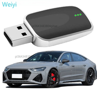 2 in 1 Wireless CarPlay and Android Auto Adapter Plug and Play Converter for Factory Wired Cars