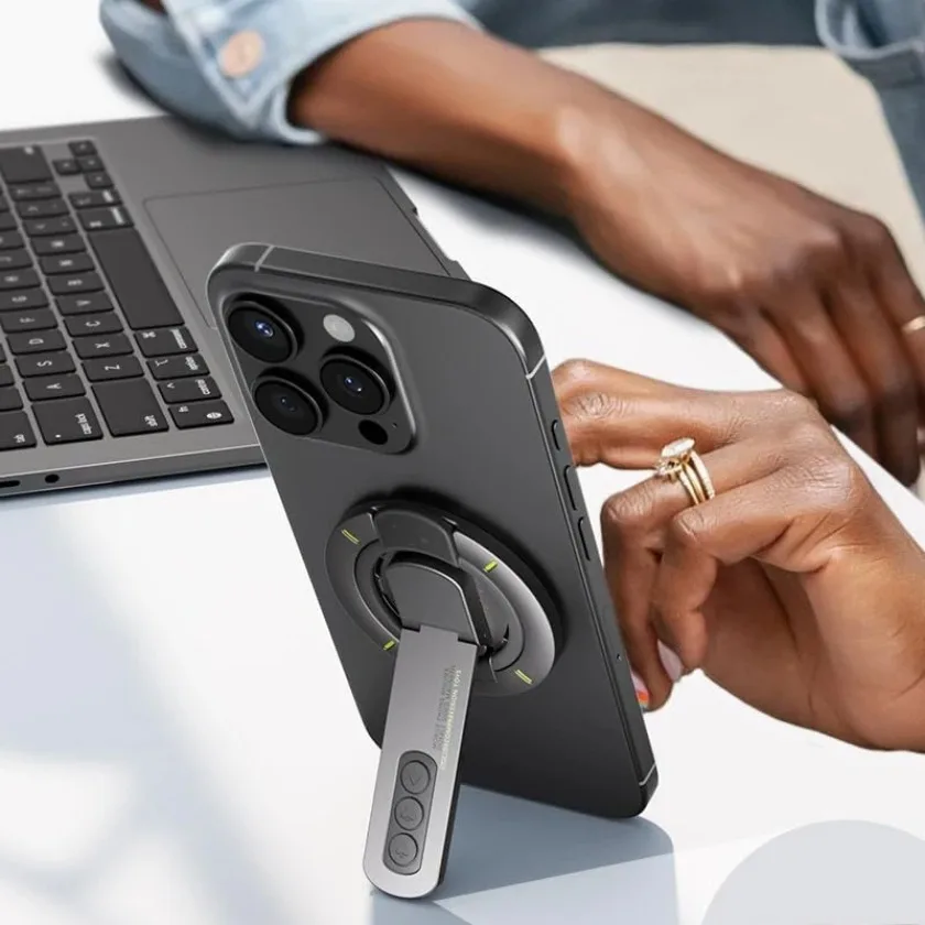 360 ° Rotation Magnetische Telefongriffe Ständer Magnetischer Fingerringhalter doppelseitig für Magsafe iPhone 17 16 15 14 13 12 Pro Max