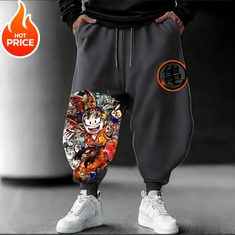 

Спортивные штаны унисекс Super Saiyan Anime Son Goku Dragon Ball Harajuku для мужчин и женщин, зимние, повседневные леггинсы, спортивные штаны