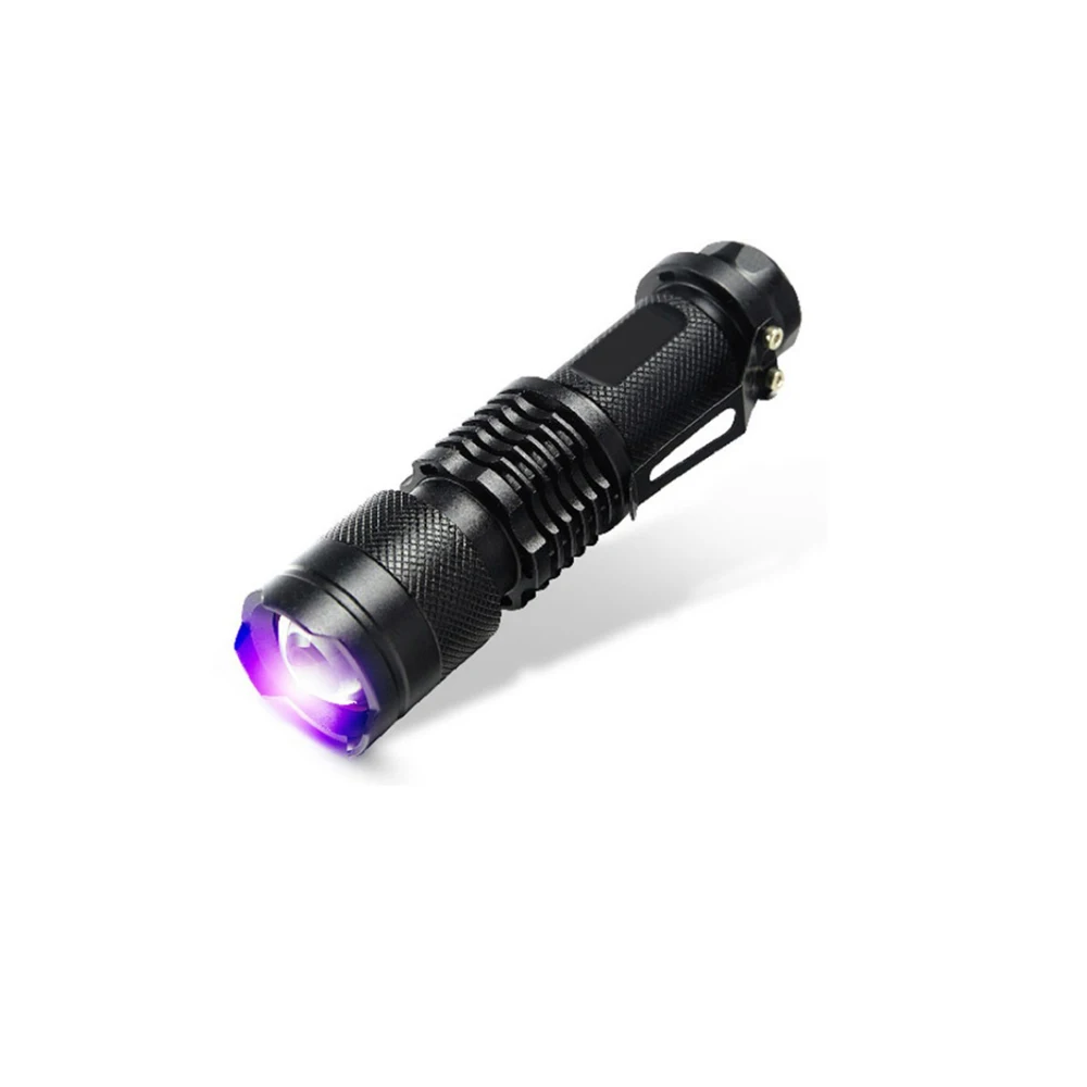 Watton Wt-303 Mini flashlight Showing the fake money Mini UV flashlight black purple light Showing the fake money Hunting, campi