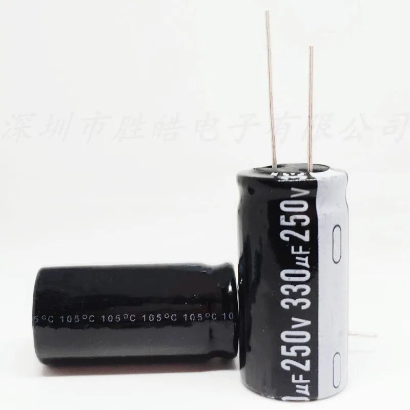 

(5PCS) 250V330UF Volume：18x36mm High Quality 250v330uf Aluminum Electrolytic Capacitors