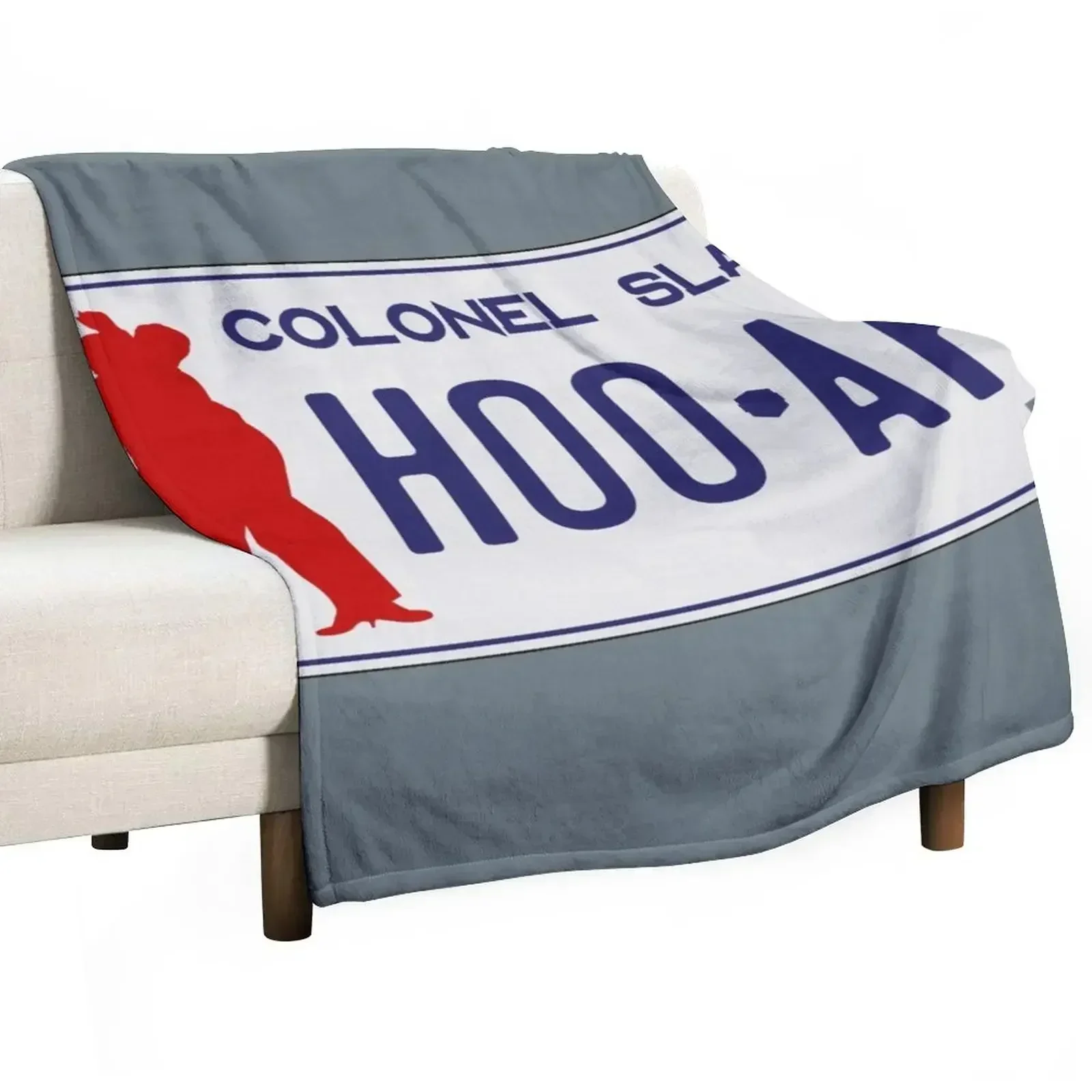 Colonel Slade Throw Blanket Personalized Gift Soft Big Blankets