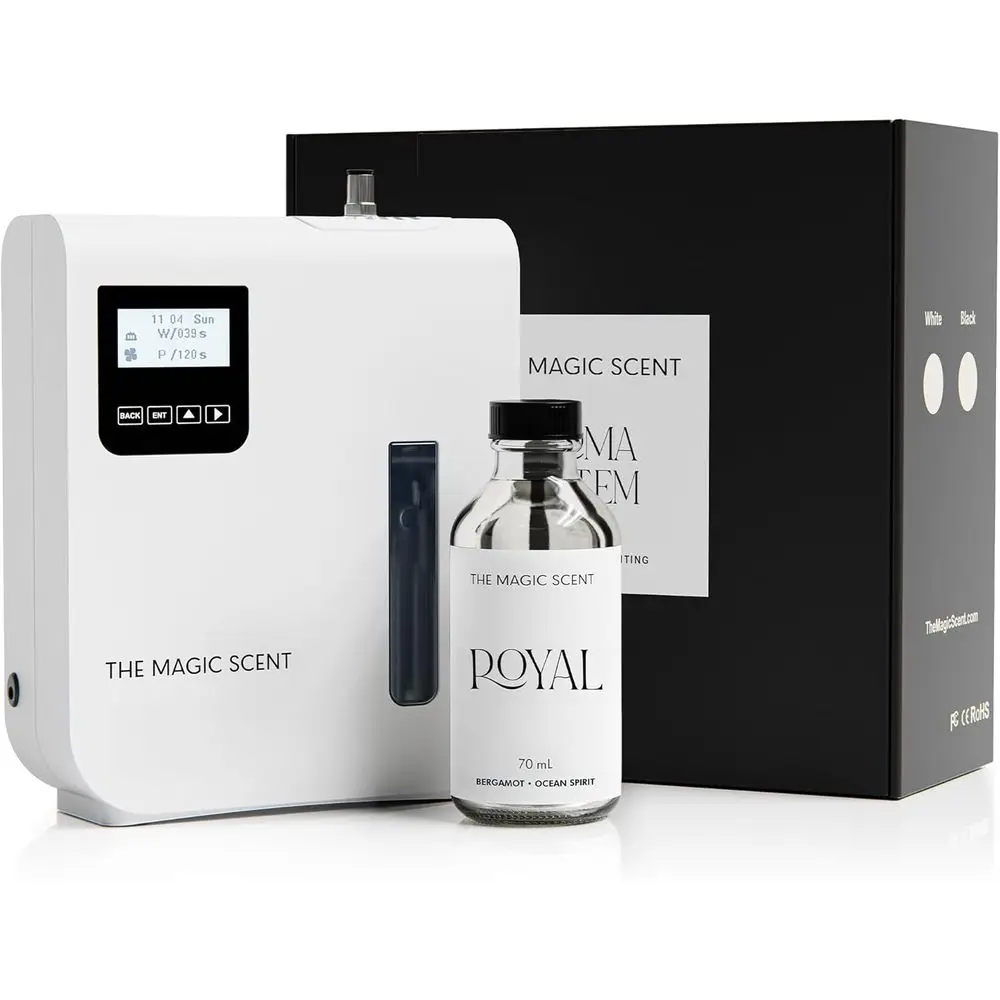 

Diuser with Royal Hotel ragrance Oil (2.4 oz), Aromatherapy Diuser, Standne & HVAC Scent Diuser - Whole House Air reshener or Ho