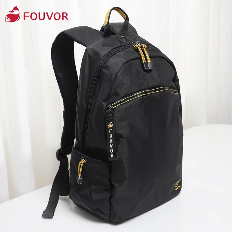 Fouvor, nuevo bolso de moda para mujer, mochila Oxford Unisex con cremallera, bolsos de hombro informales, bolso escolar Simple de gran capacidad 2930-03