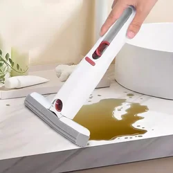 New Mini Squeeze Mop Powerful Desk Kitchen Car Clean Tools Mops with Self-squeezing Folding Home Cleaning Floor Washing Mops