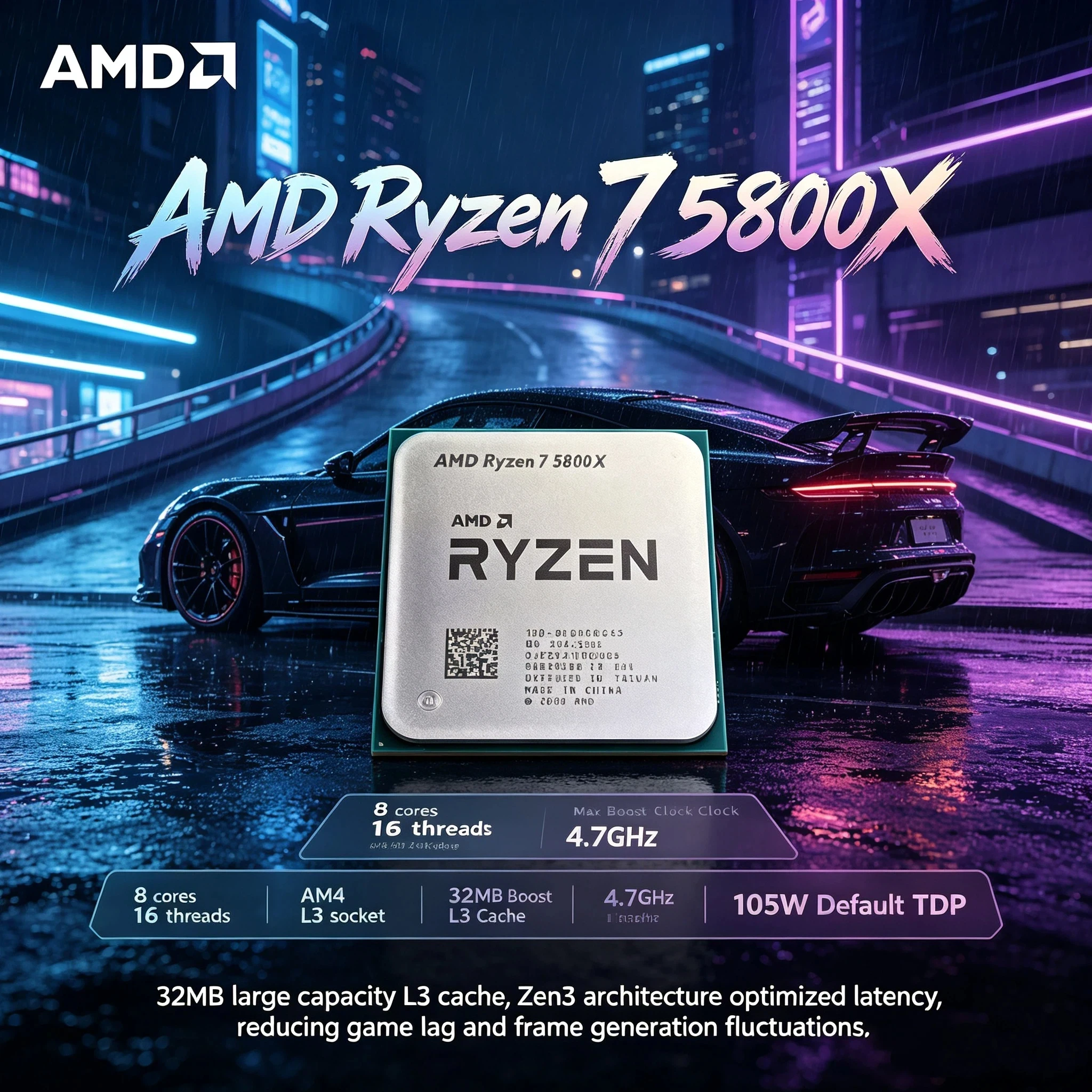 Amd Cpu Ryzen 7 - Настольный процессор AMD Ryzen 7 5800X,