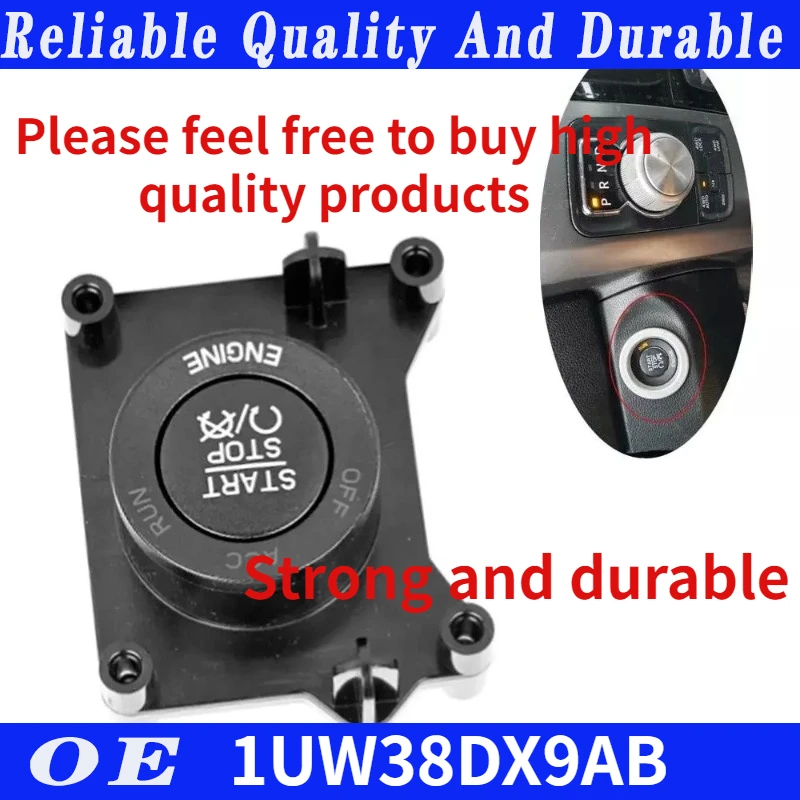 

Кнопка запуска зажигания для Dodge Ram 2500 3500 2012-2019 1UW38DX9AB 1UW38DX9AC, 1UW38DX9AD, 6CK46DX9AC