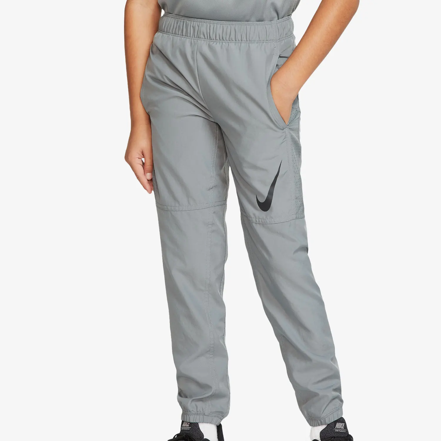 

Новые дышащие спортивные брюки Nike Authentic с тканым воротником для больших детей AQ9379-084