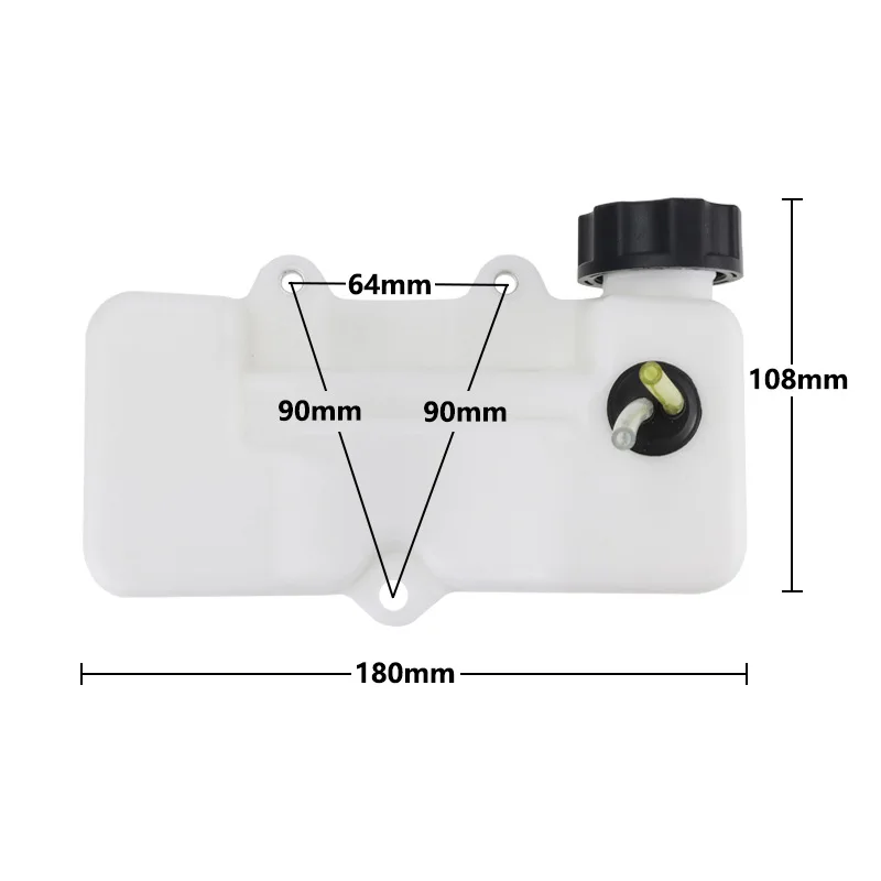 Imagem -02 - Universal Brush Cutter Fuel Tank Assy Apto para 32 Peças Cortador de Grama Tanque de Gasolina Aparador de Grama 1pc