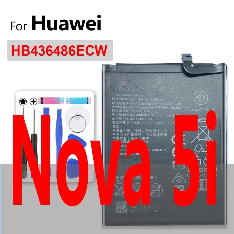 Battery for Huawei P6 P7 P8 P9 P10 P20 P30 Lite mini Plus Pro/G6 G7 G8X G9 G10 Play/GR5/GT3 GR3 2017/Nova 2 3 4 2i 3i 3e 4e 5i