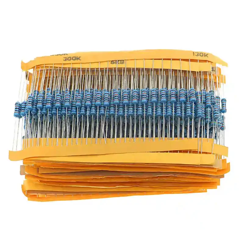 1000 Pcs/lot 50Values 1% 0.1 ohm ~ 4.7M ohm 1/2W 0.5W Metal Film Resistor Assorted Kit package