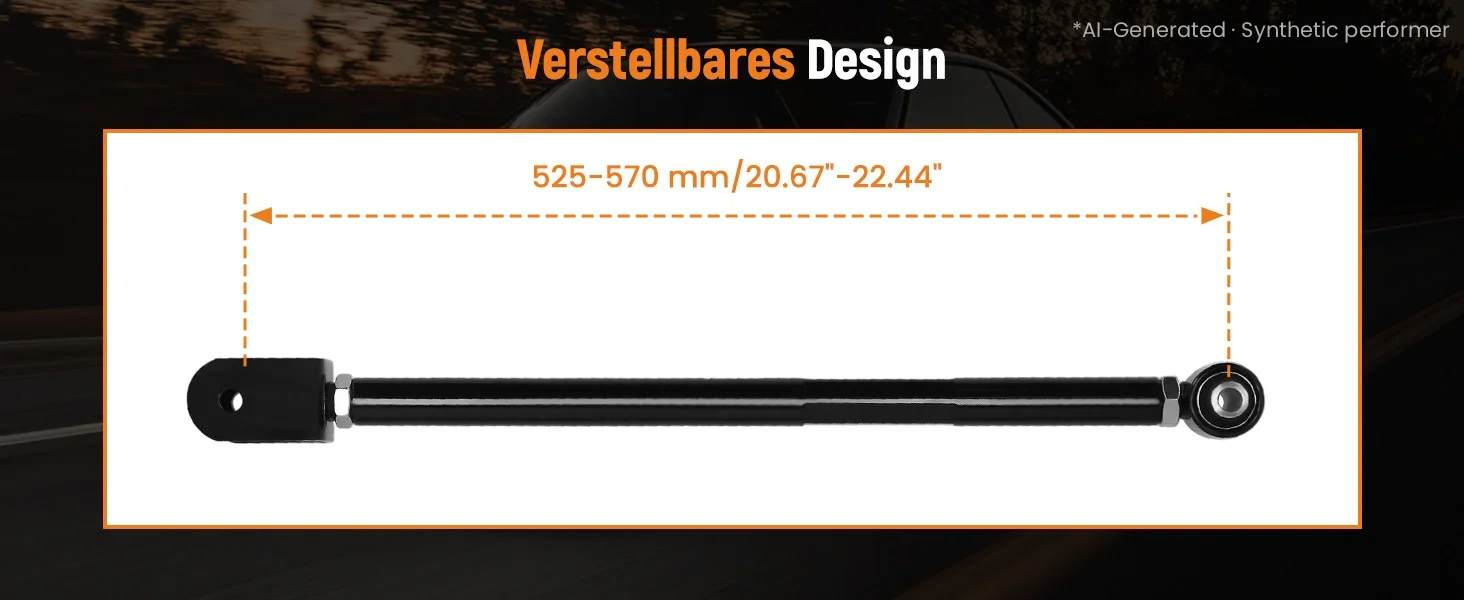 Hintere untere Sturzlenker-Ausrichtungsarme für BMW E36 E46 E83 E85 E86 E89, verstellbar – Detail 2