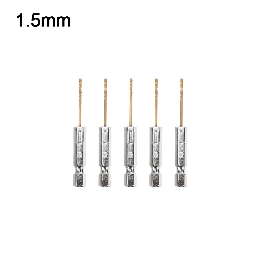 Hss六角シャンクドリルビットセット、コードレススクリュードライバー、1.5-6.5mm、1,4"