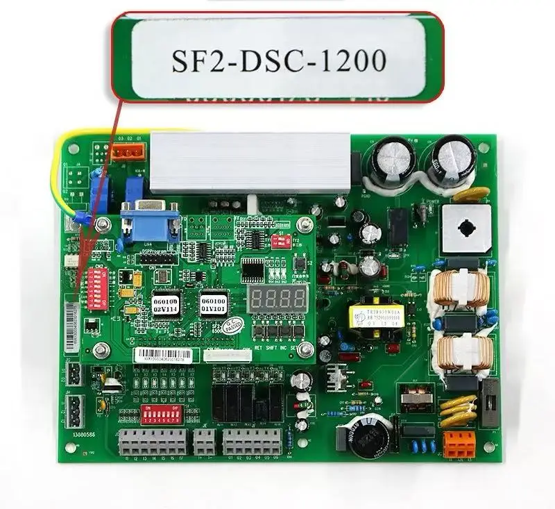 Placa de máquina de puerta de ascensor CHKJ-2025NEWEAR SF2-DSC-1000C SF2-DSC-1200C Tablero de Control síncrono de imán permanente de ascensor