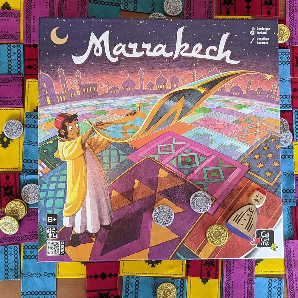 

Марракеч | Стратегическая игра для семьи и взрослых | 8+ лет | Карточные игры для игроков от 2 до 4, настольные игры