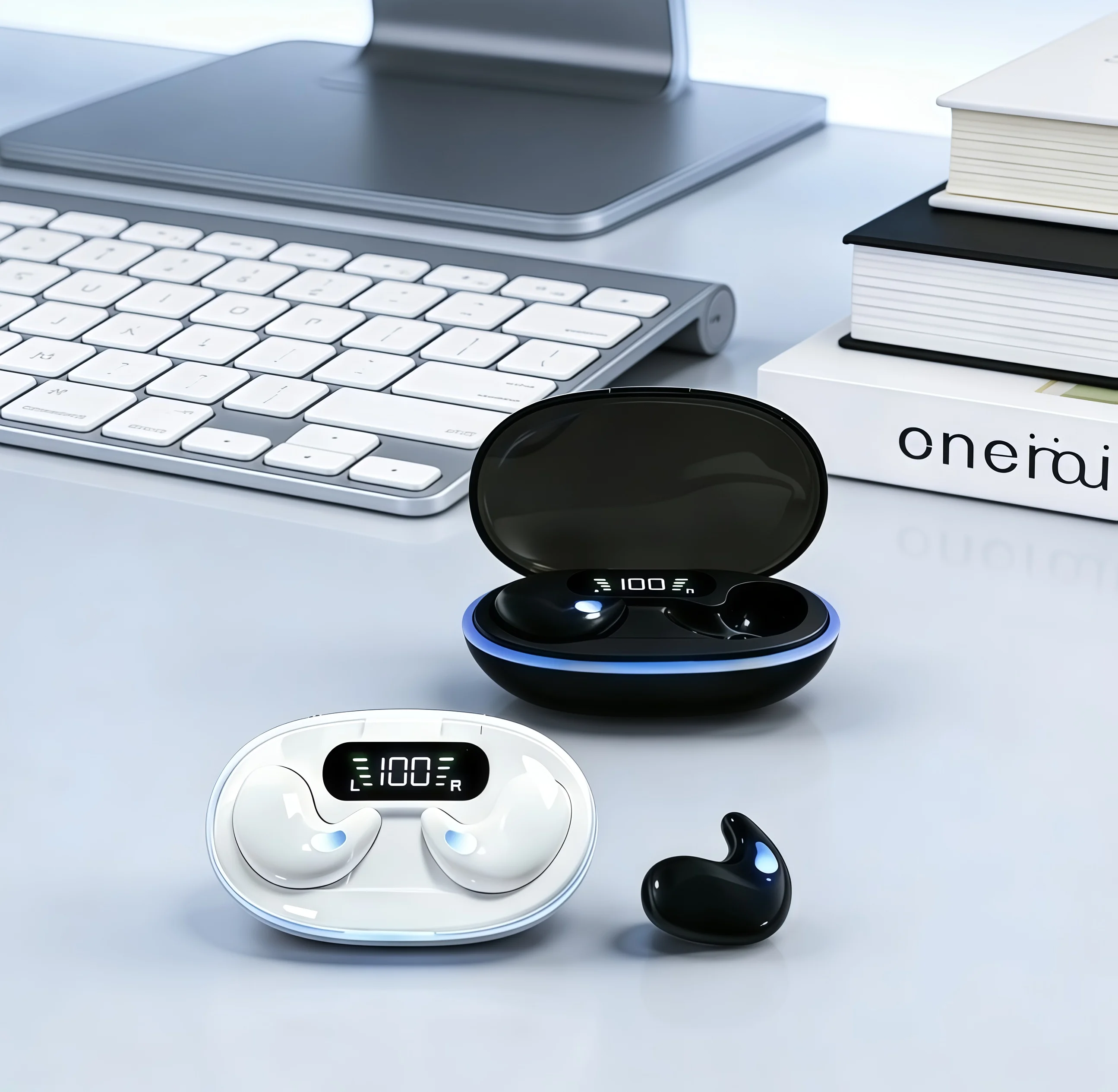 يمكن ارتداؤ بلوتوث اللاسلكي X55 المحدث حديثًا لفترة طويلة بدون أي ضغط، وهو خفيف كما لم يكن الأمر كذلك #1