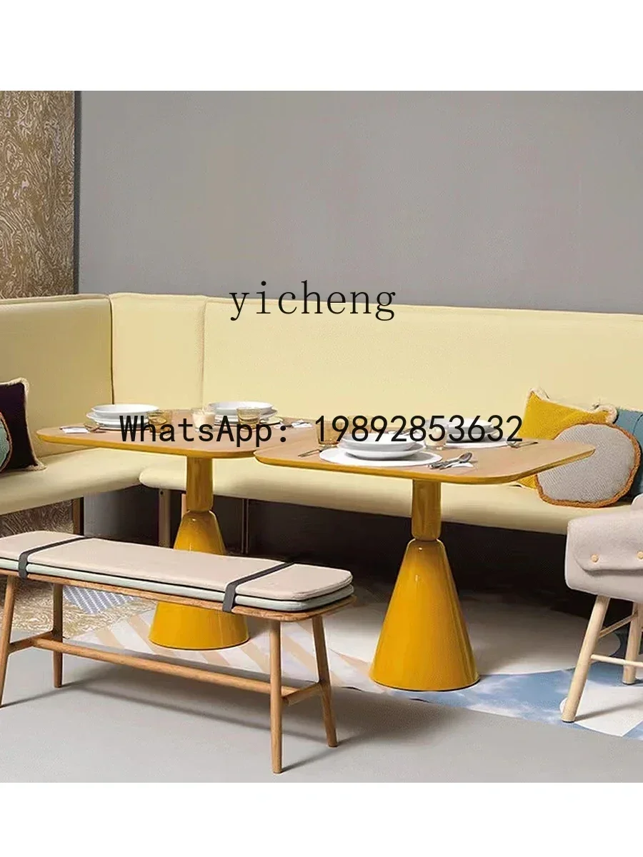 b2 Designer FRP Customized Oval Dining Table Small Apartment Coffee Table Negotiation Coffee Table Desk