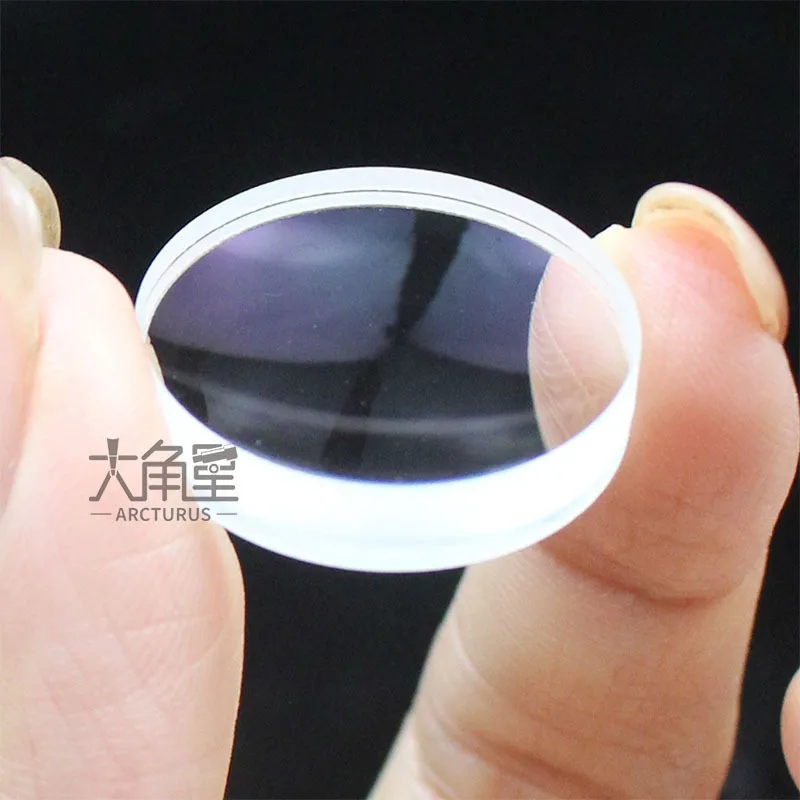 22mm Focal Length 94mm Doublet Glued Convex Lens Objective Lens Accessory DIY Astronomical Telescope Green Film Glass Material