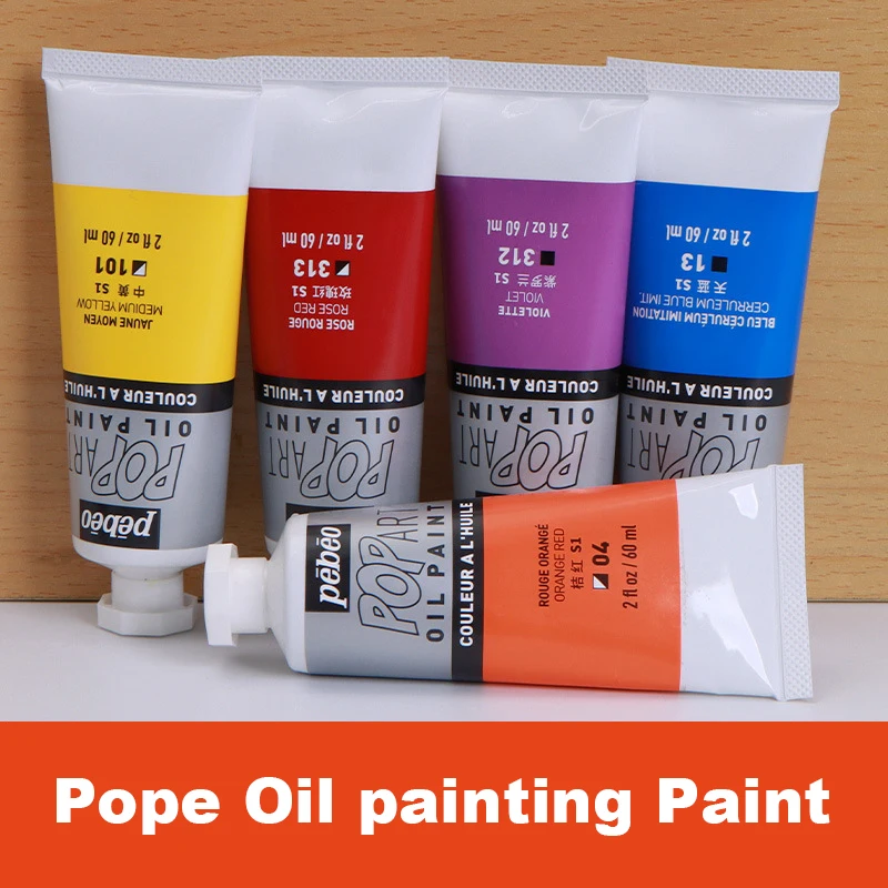 Imagem -06 - Pintura a Óleo Cor 60ml Tubo de Alta Saturação com Textura Cremosa Materiais de Arte para Estudante Artista Desenho Pintura a Óleo Pigmento 1pc