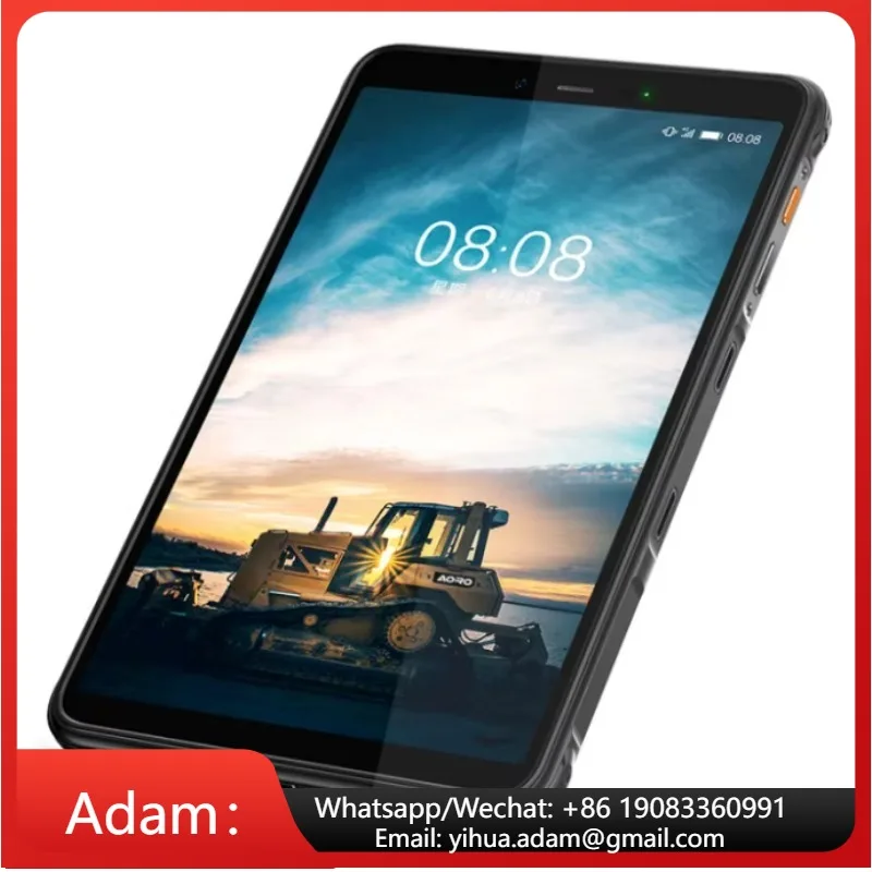

Промышленный прочный планшетный ПК AORO P100 6900 Mha POC Прочный планшет с отпечатками пальцев MT6762V IP68 Водонепроницаемый 4g 8-дюймовый планшетный ПК