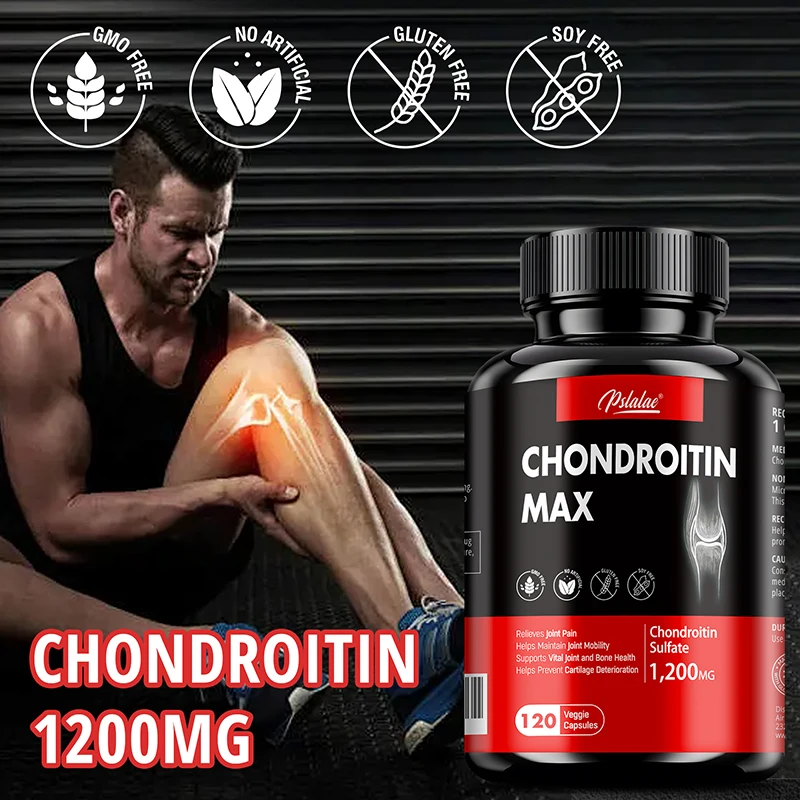 

Chondroitin Capsules - Support Joint Health,Increase Flexibility and Immune, Protect Cartilage, Reduce Pain,Prevent Inflammation