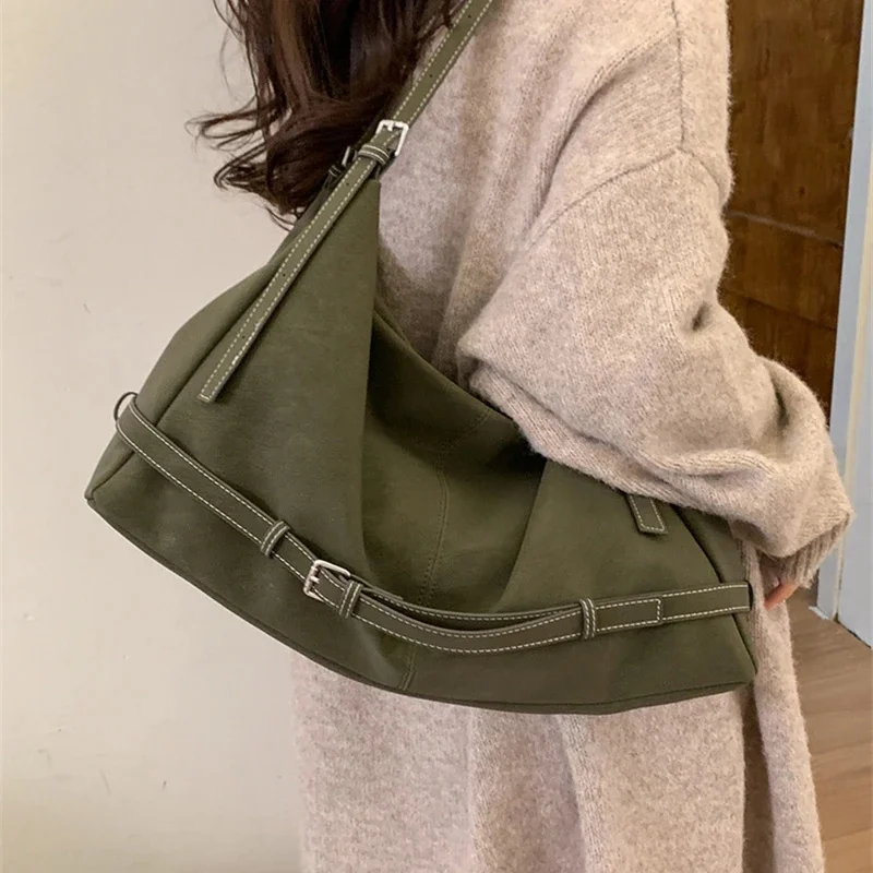 

Винтажная замшевая большая сумка-тоут для женщин, повседневная сумка через плечо, вместительная, для работы, путешествий, офиса, на каждый день, рождественский подарок