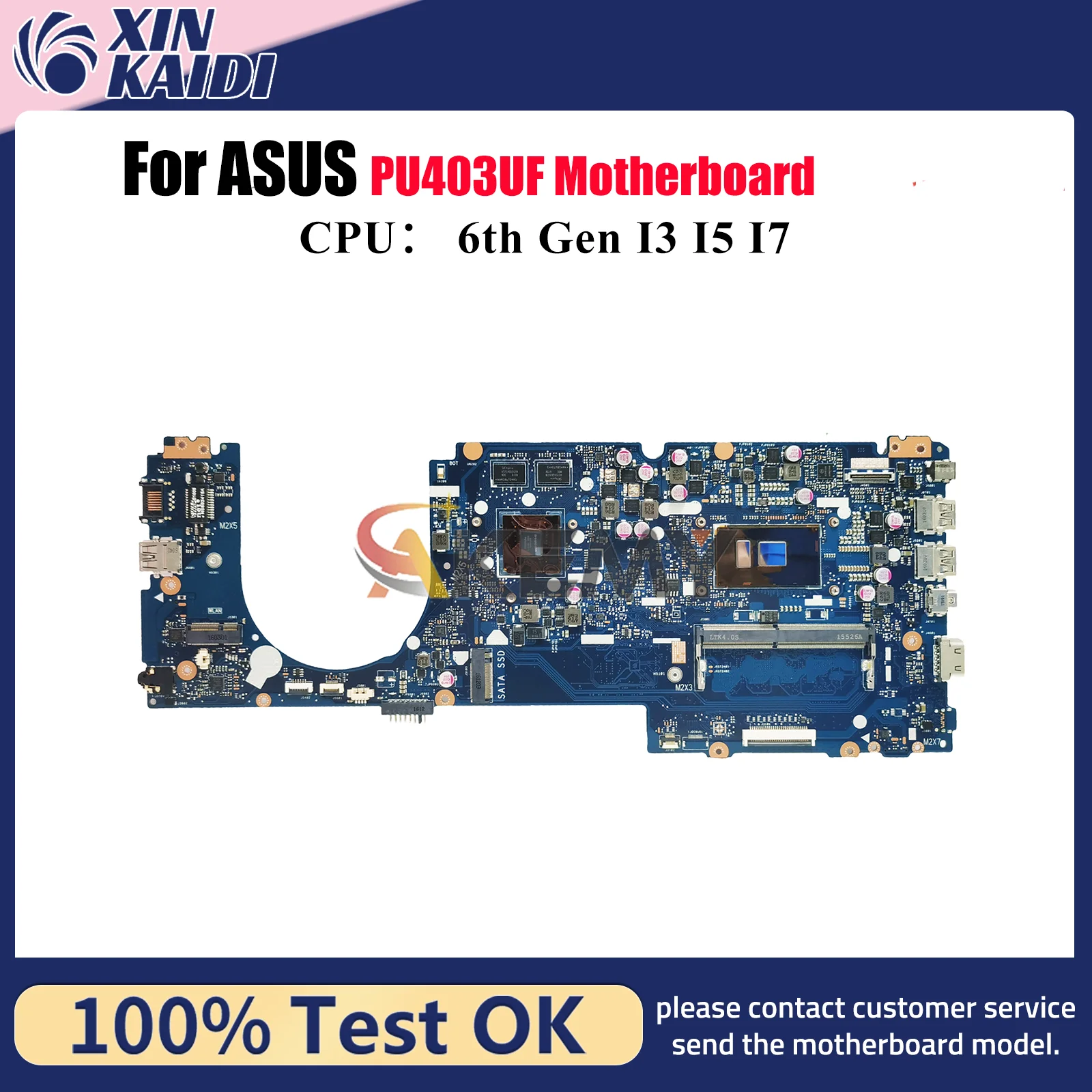 

Материнская плата для ноутбука PU403UF для ASUS VivoBook PU403UF PU403U, материнская плата для ноутбука с процессором I3 I5 I7, 100% тестирование, ОК, быстрая доставка, stk